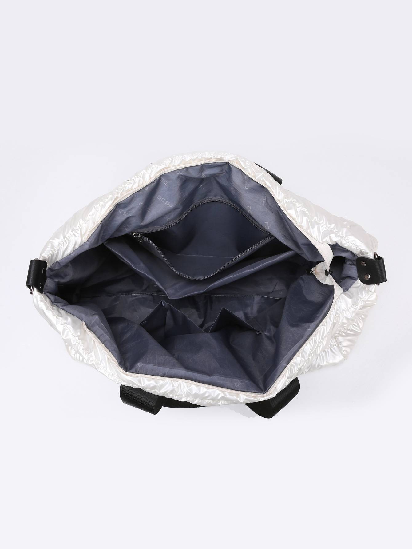 Large Puffer Quilted Tote Bag 3