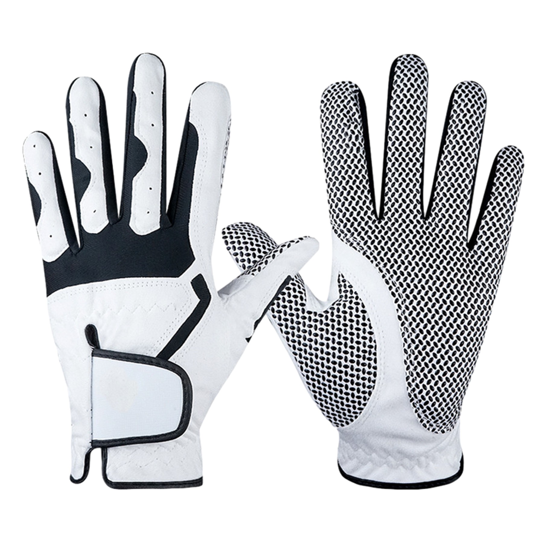 Fiber Cloth Men Golf Gloves 2