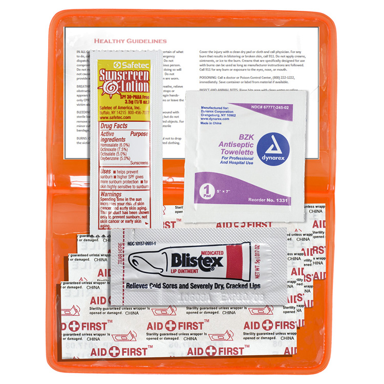 "SUN-IS-FUN" 8 Piece Sun Relief First Aid Kit 32