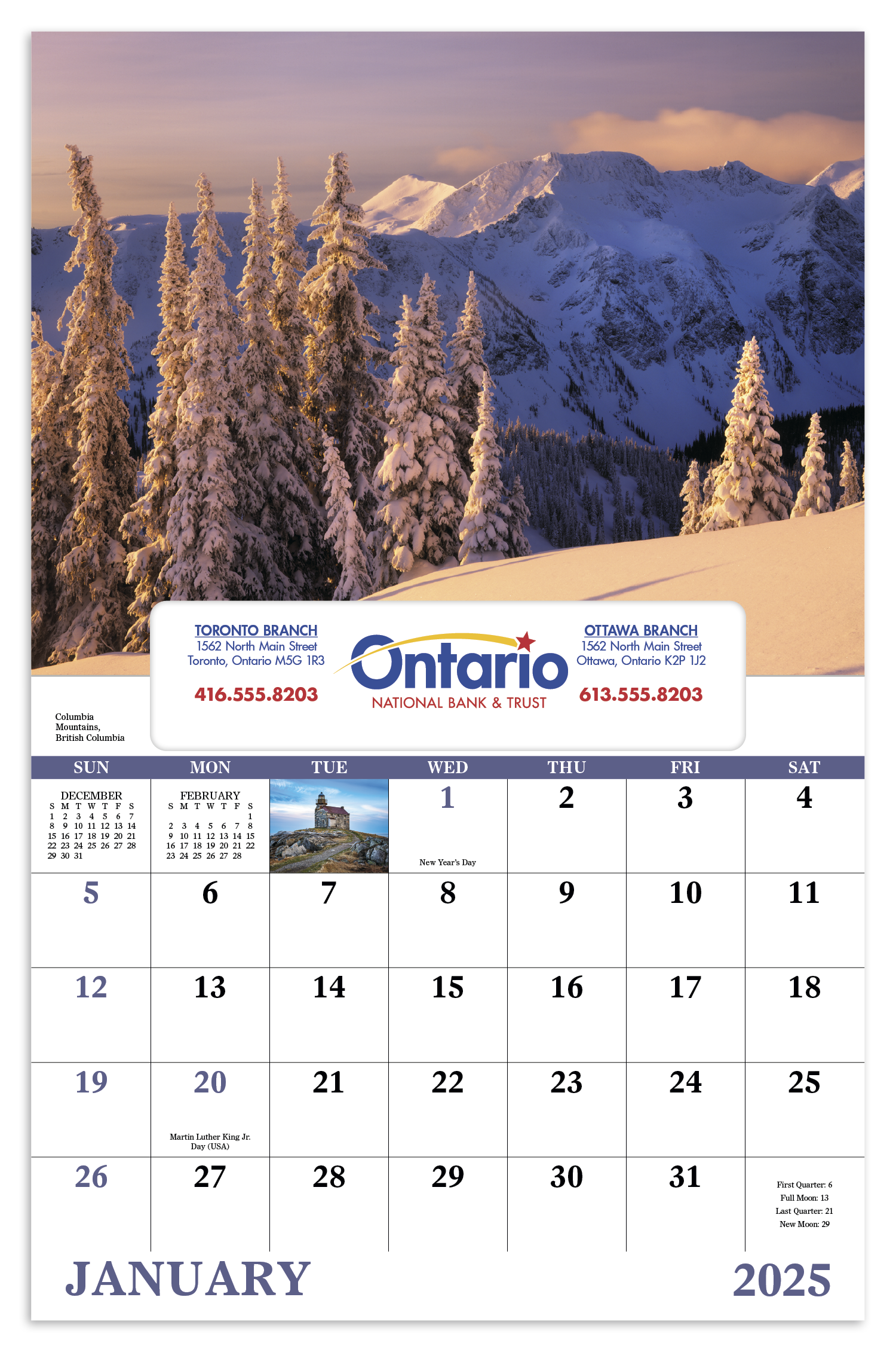 Good Value™ Scenic Canada - Window Calendar 3