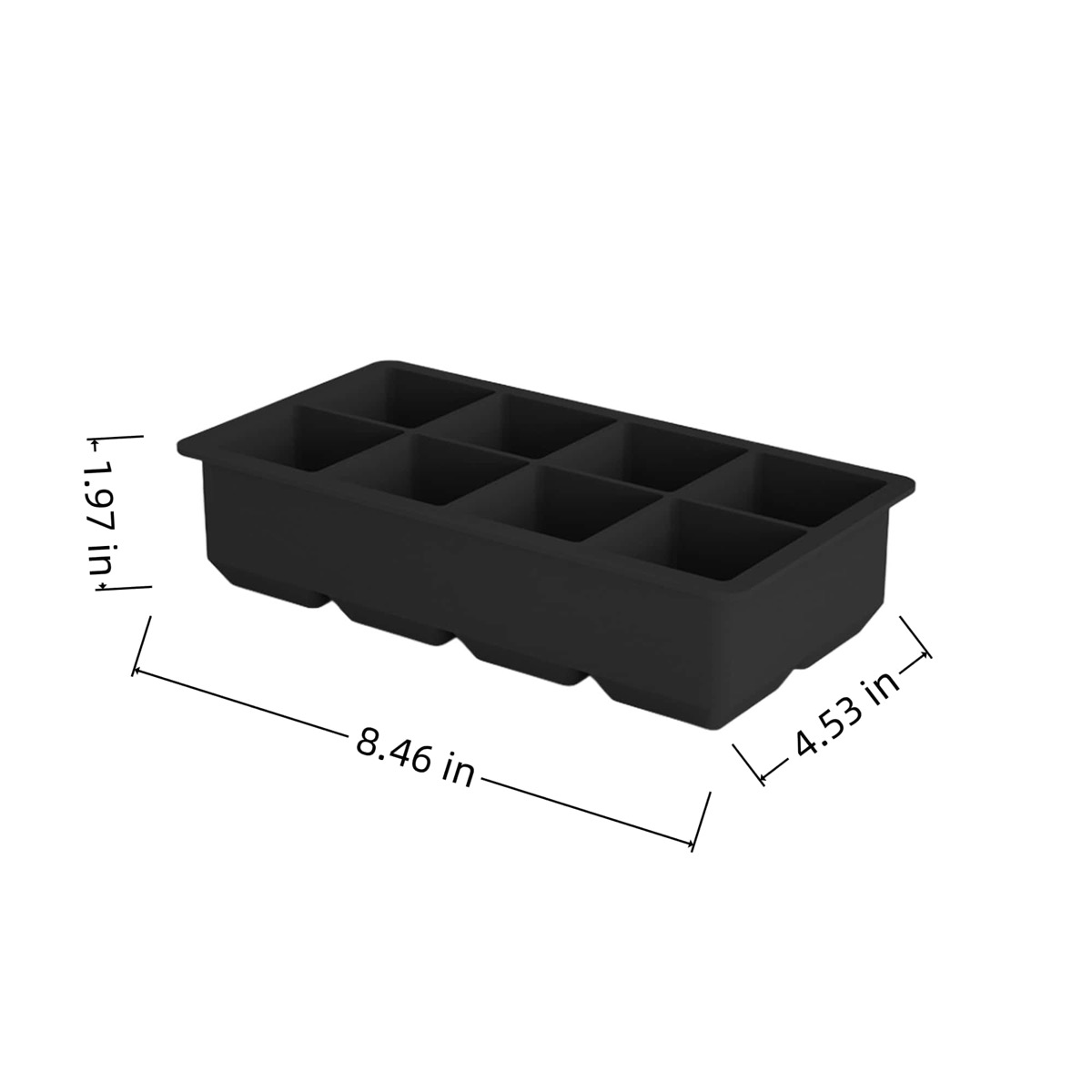 Silicone 8-cavity Ice Cube Tray 3