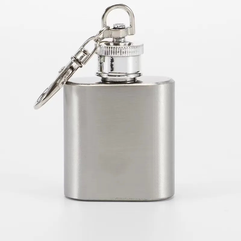 8oz Stainless Steel Hip Flask, custom water bottle with logo imprint 4