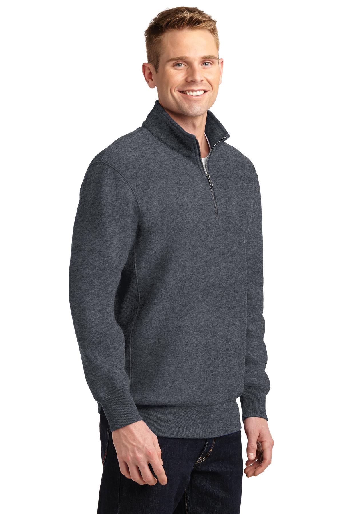 Sport-Tek® Super Heavyweight 1/4-Zip Pullover Sweatshirt, custom hoodie or sweatshirt with logo imprint 7