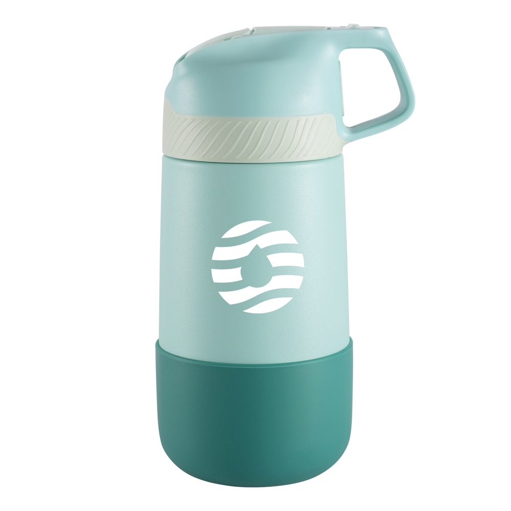 12 Oz 316 Ss Double Wall Water Bottle With Pop-Up Straw Lid For Kids 18
