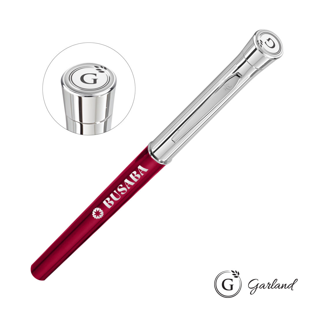 Garland® Monogram Rollerball Pen - Chrome 7