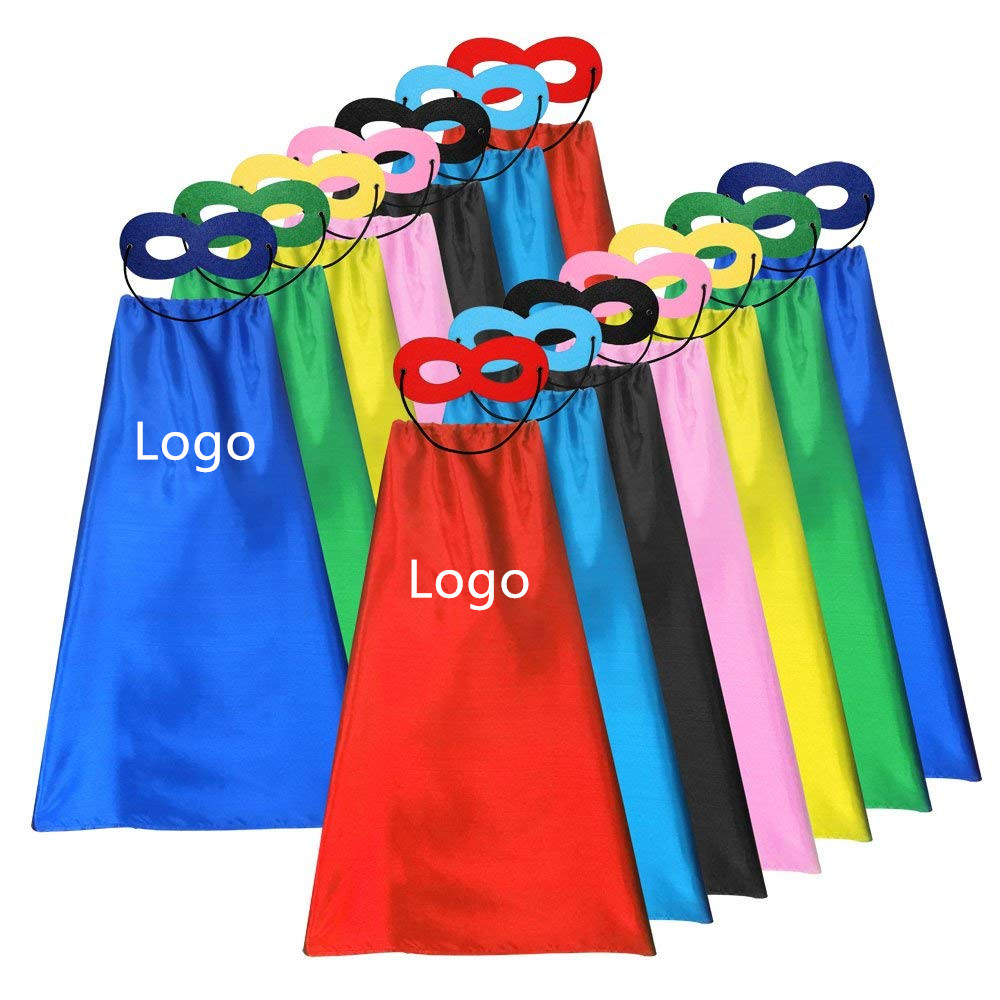 Children Superhero Cape with Eye Mask 2