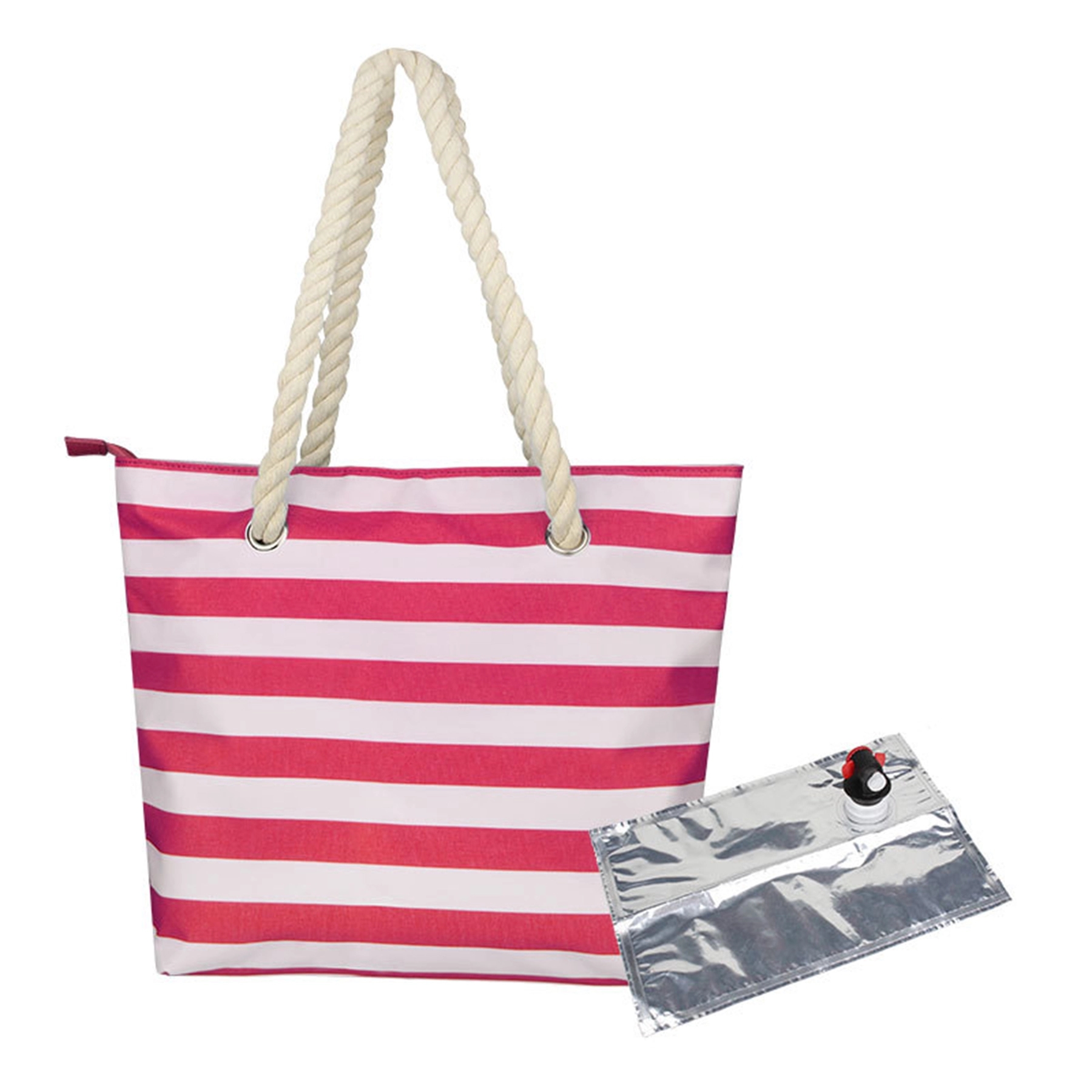Beach Wine Tote Bag With Hidden Spout For Women 5
