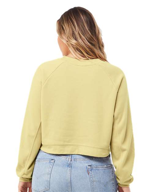 Women's Crop Raglan Crewneck Sweatshirt - 7505 5