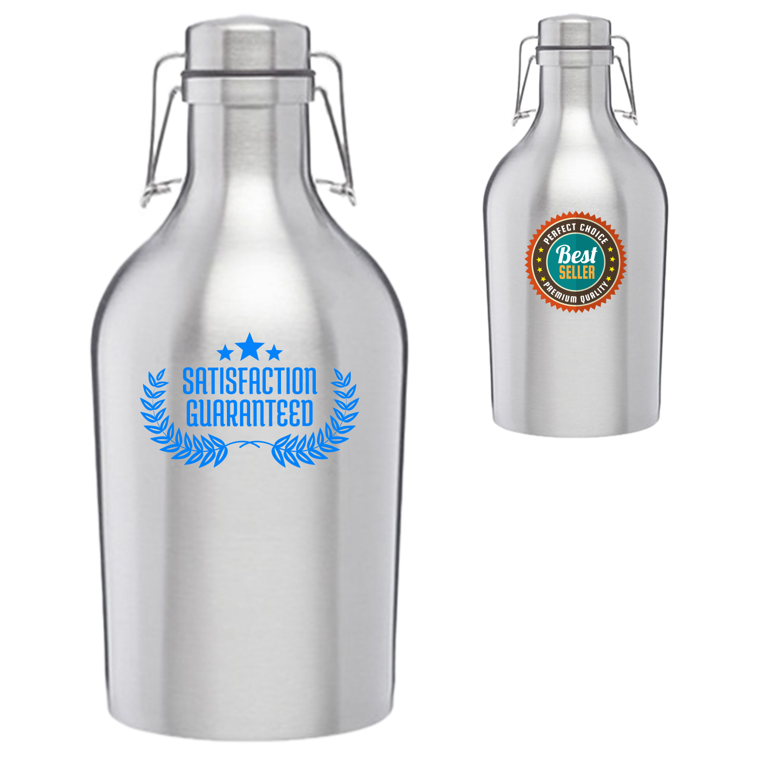 2 Liter Stainless Steel Dublin Growlers 2