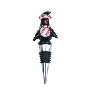 Adorable Penguin Snowman Wine Cork Bottle Stopper 8