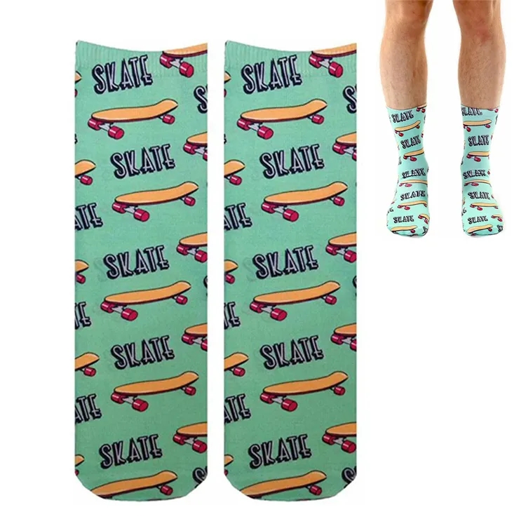 3D Printed Graphic 12" Tube Socks 1