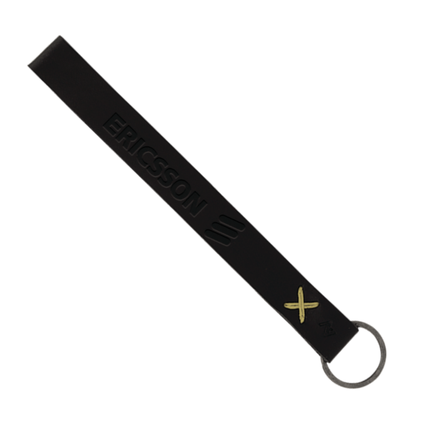 Hayward Leather Wrist Keychain with Metal Split-Ring 2