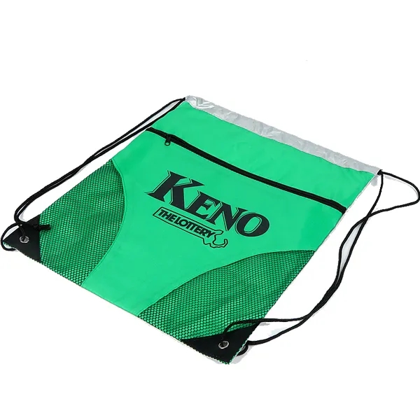 Mesh Drawstring Backpack 3