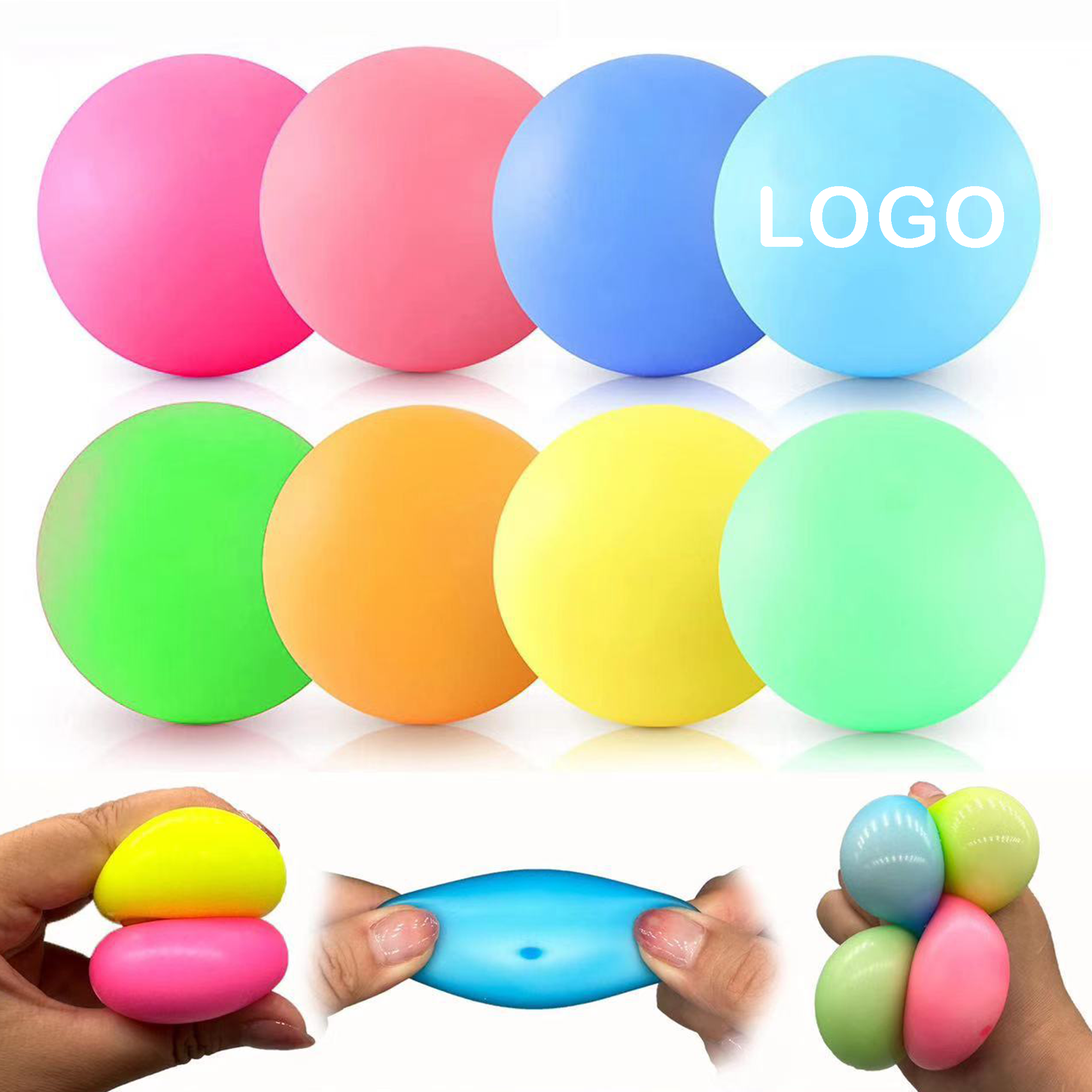 Flour-Filled Stress Relief Balls 2.36 Inches 1