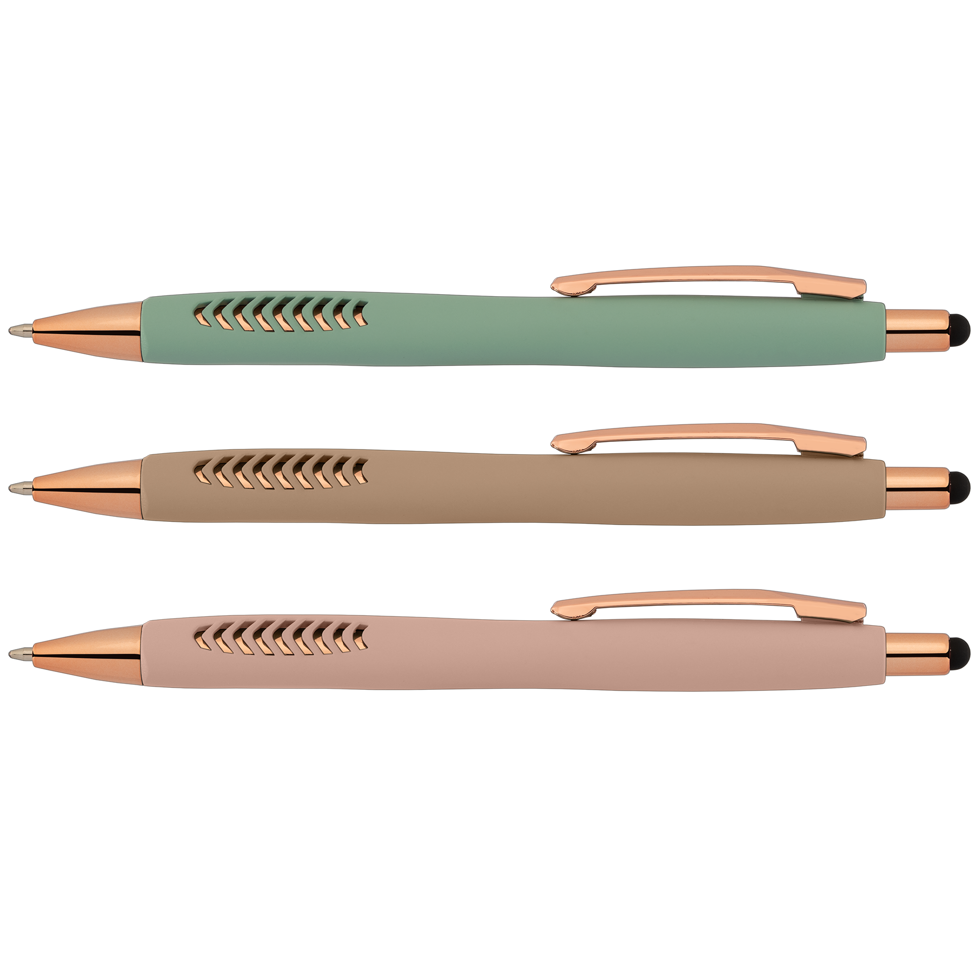 Avalon Softy Rose Gold Designer Pen w/ Stylus 3