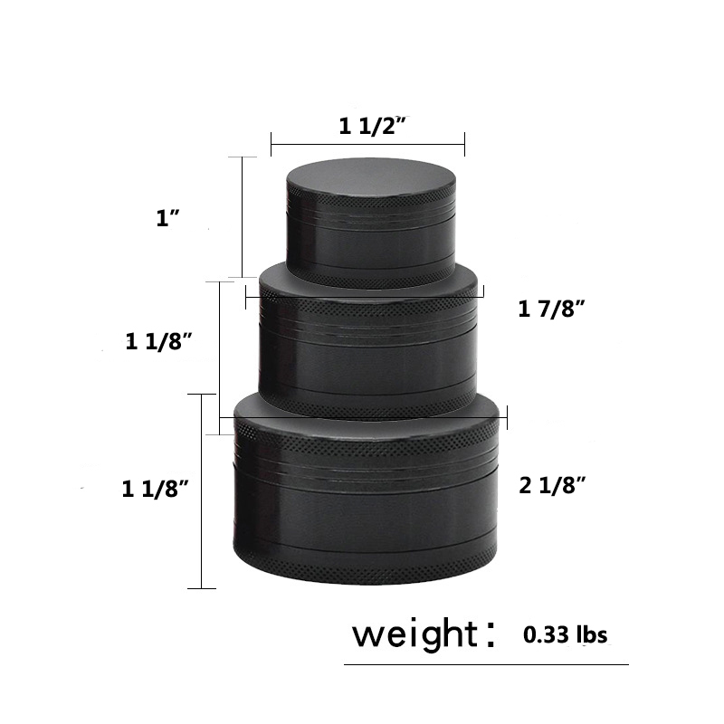 3-layer Aluminum Alloy Grinder Tobacco Grinder 2