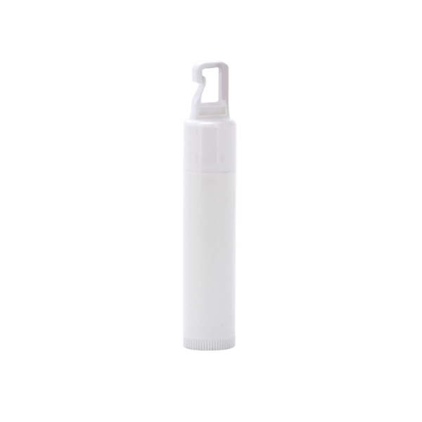 SPF 15 Lip Balm in White Tube with Hook Cap 3