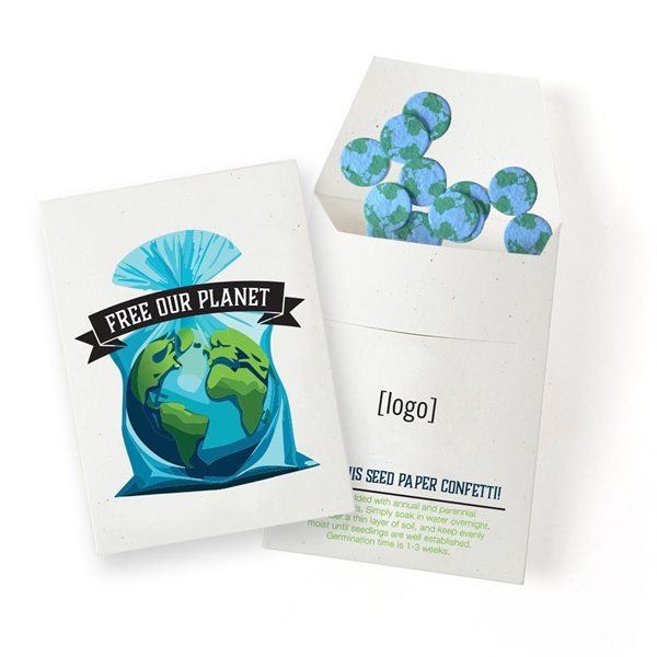 Seed Paper Confetti Pocket Garden