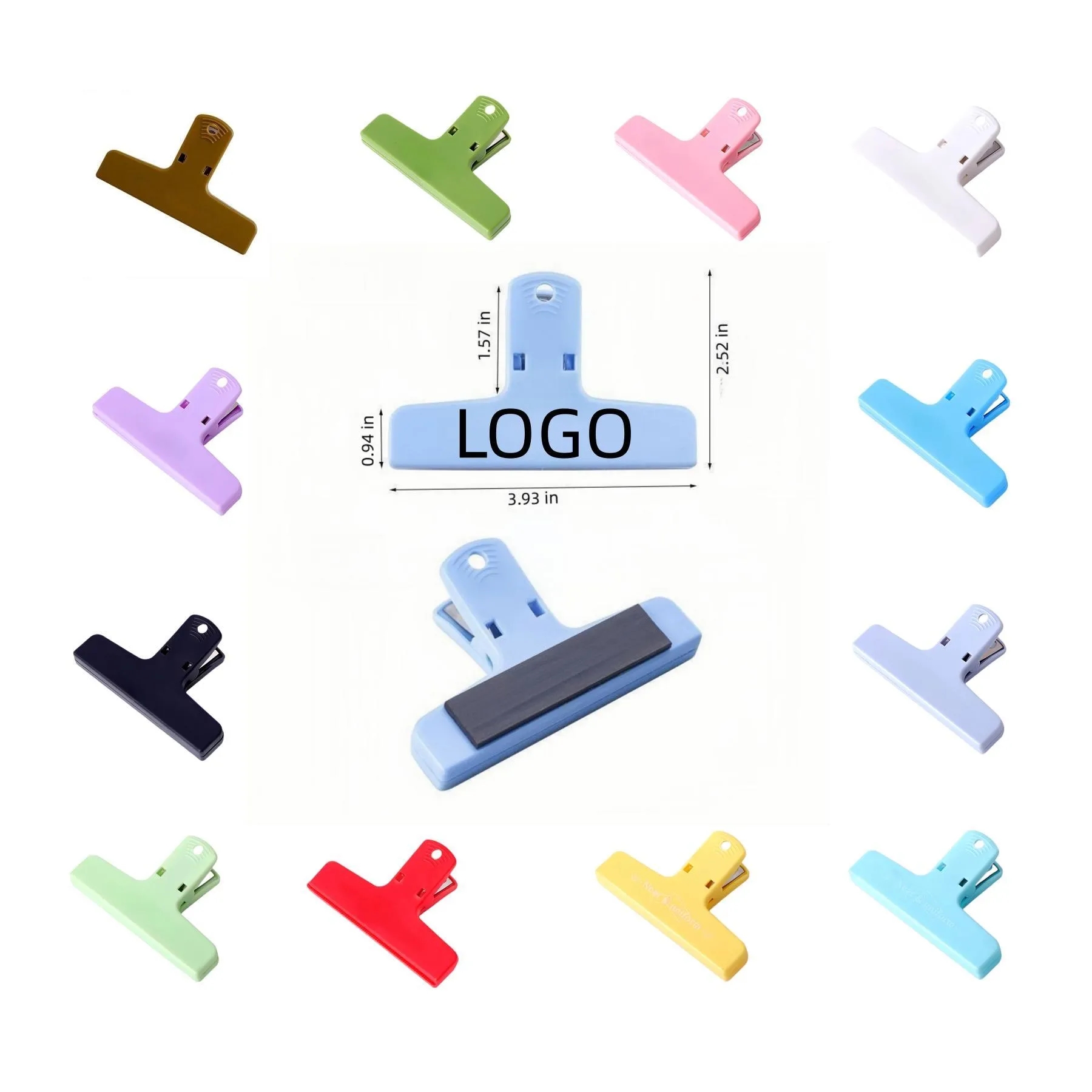 Plastic Magnetic Binder Clip