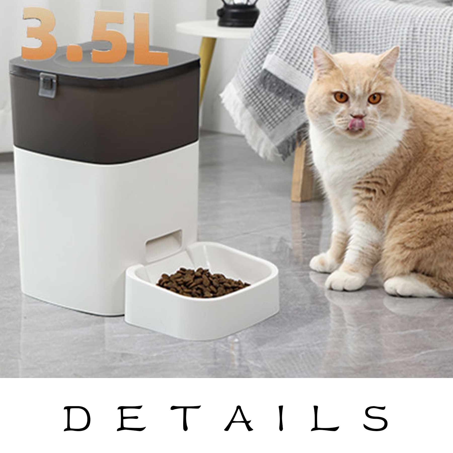 Plastic Intelligent Automatic Pet Feeder 4