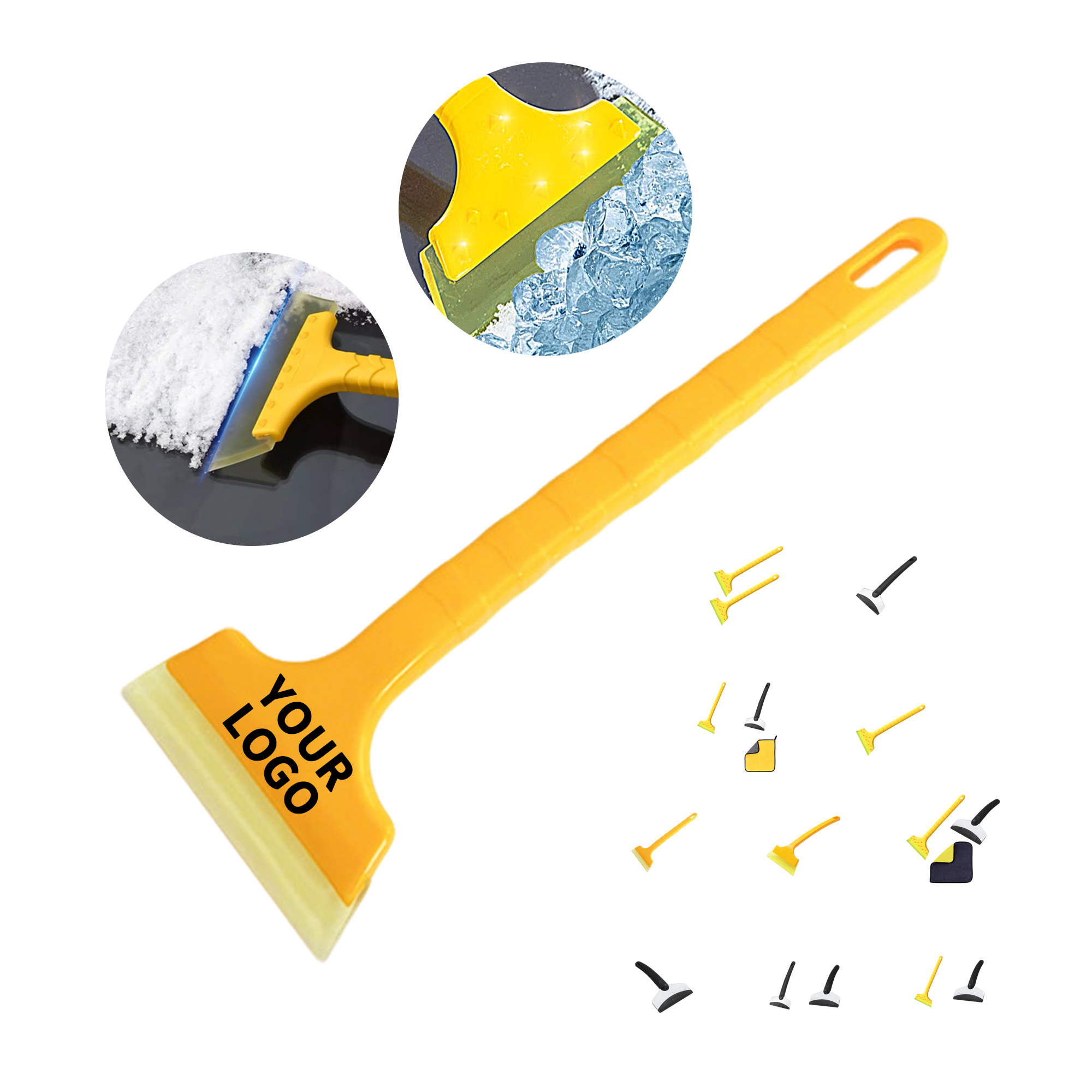 Long Handle Car Windshield Snow Scraper 6