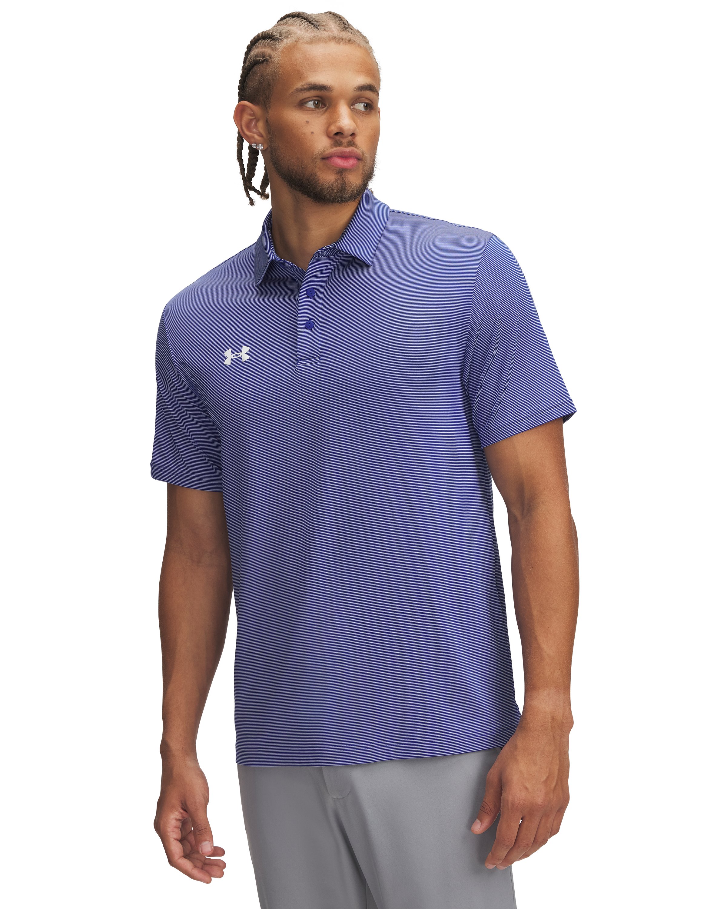 UA Playoff Team Stripe Men's Polo 11
