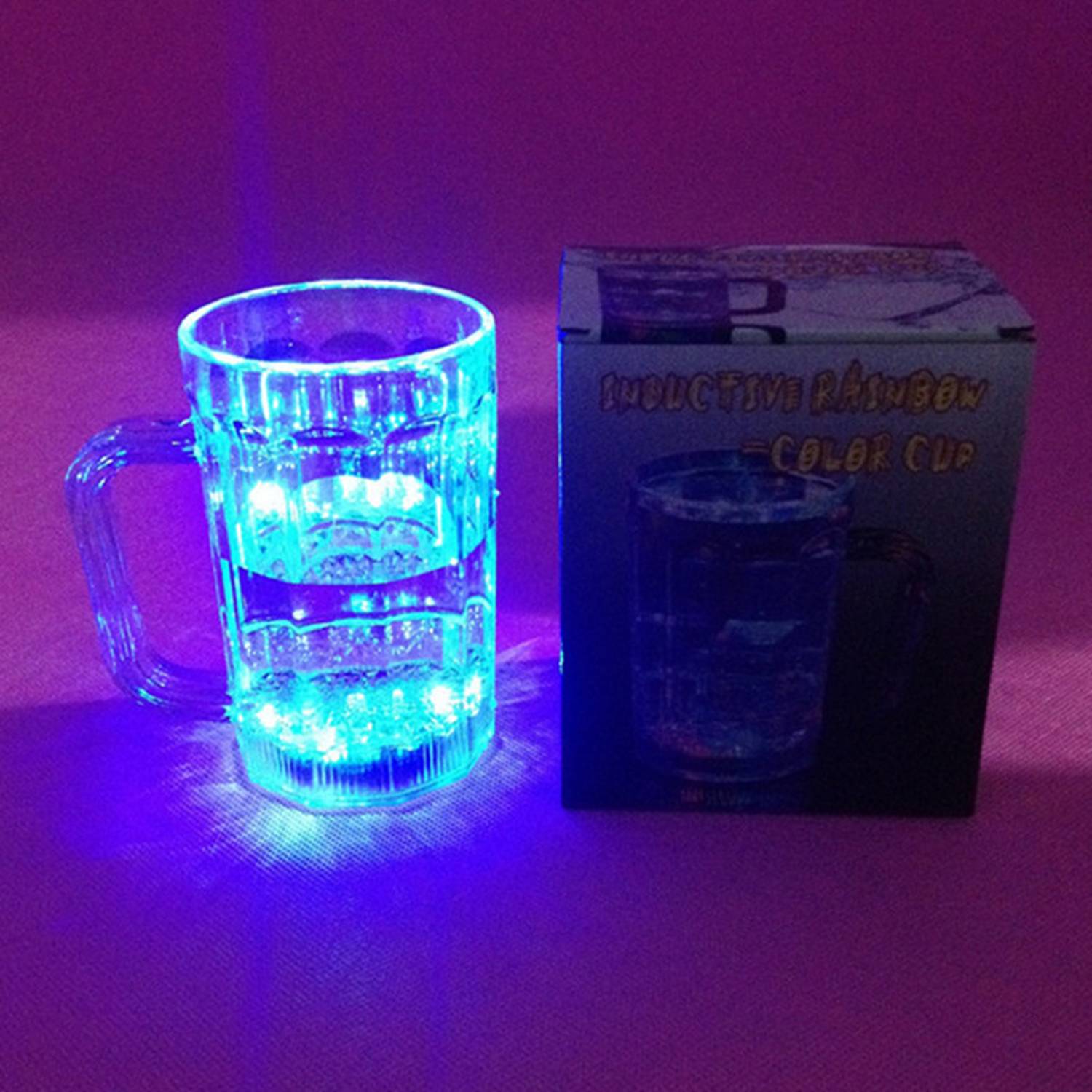 16oz Liquid Activated LED Light Up Beer Glass 7