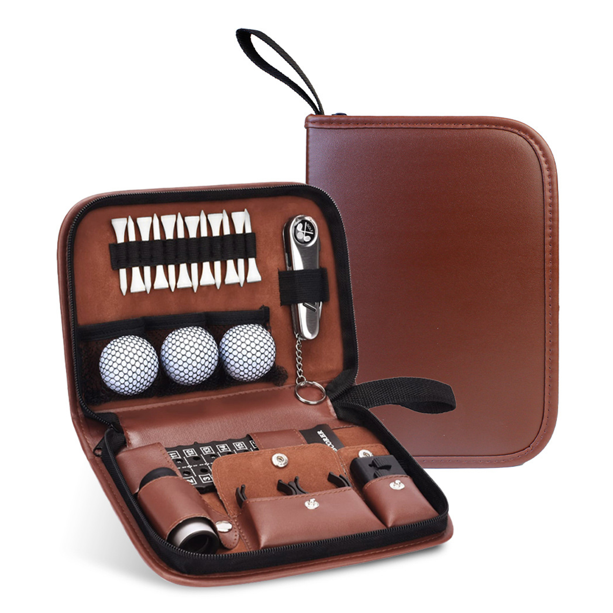 PU Leather Golf Organizer Case 6