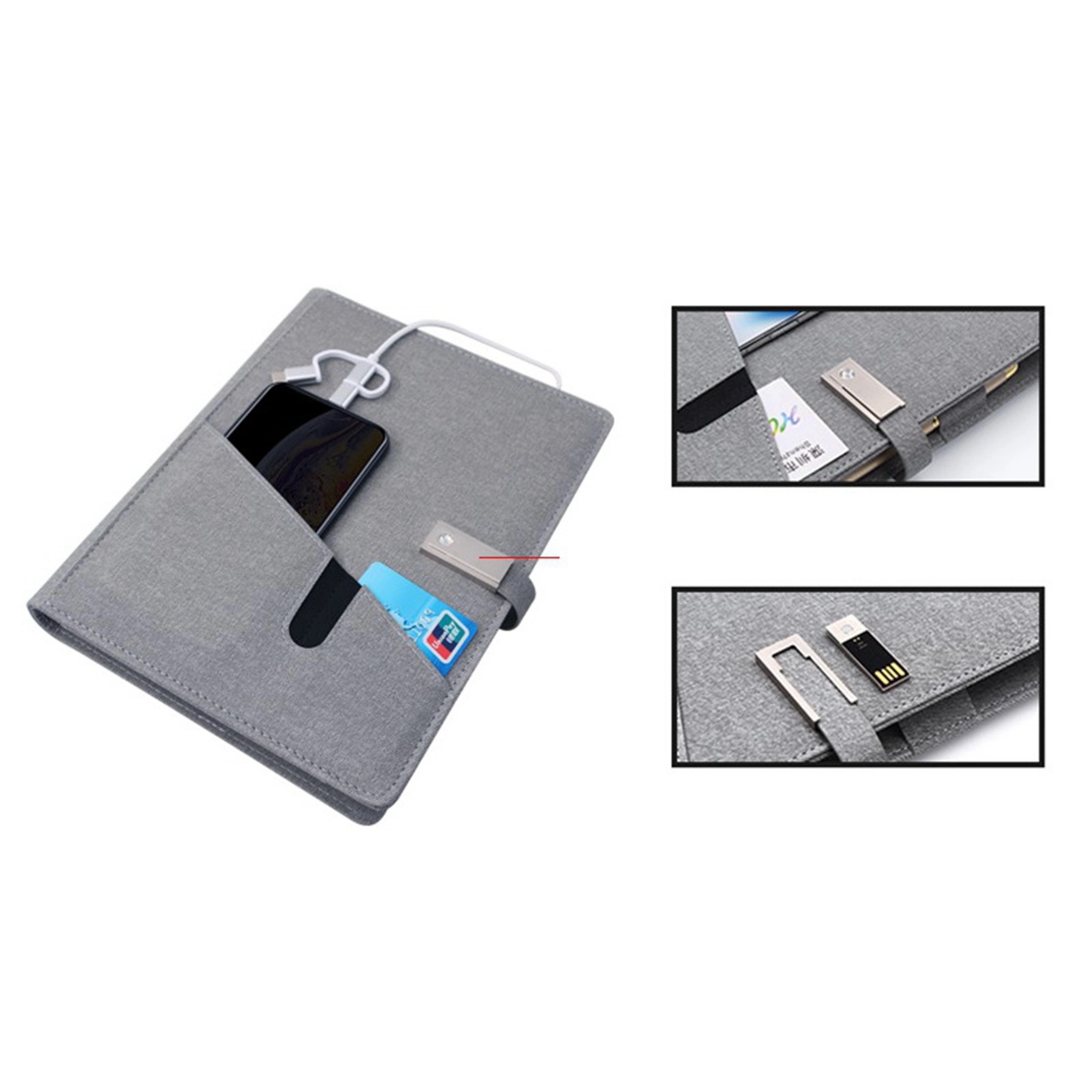 A5 Notepad with 8000 mAh Power Bank & 8GB Flash Drive 5
