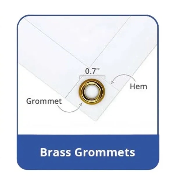Custom Vinyl Banner with Metal Grommets (1Ft x 1Ft) 6