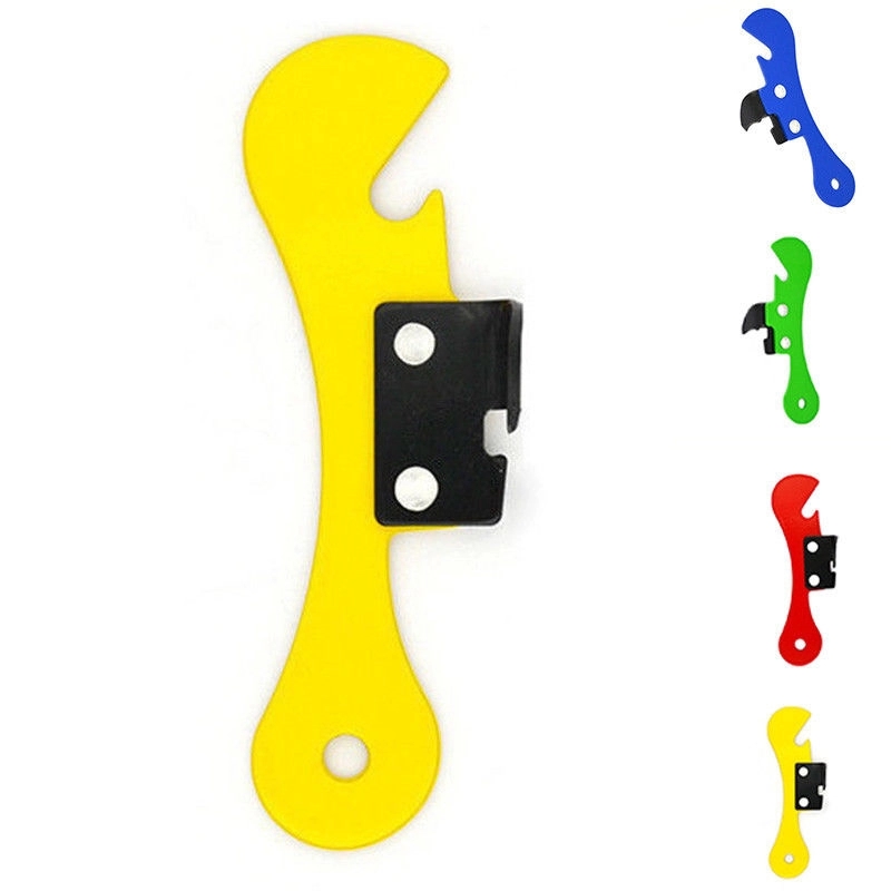 Solid Color Aluminum Bottle Opener and Keychain 12