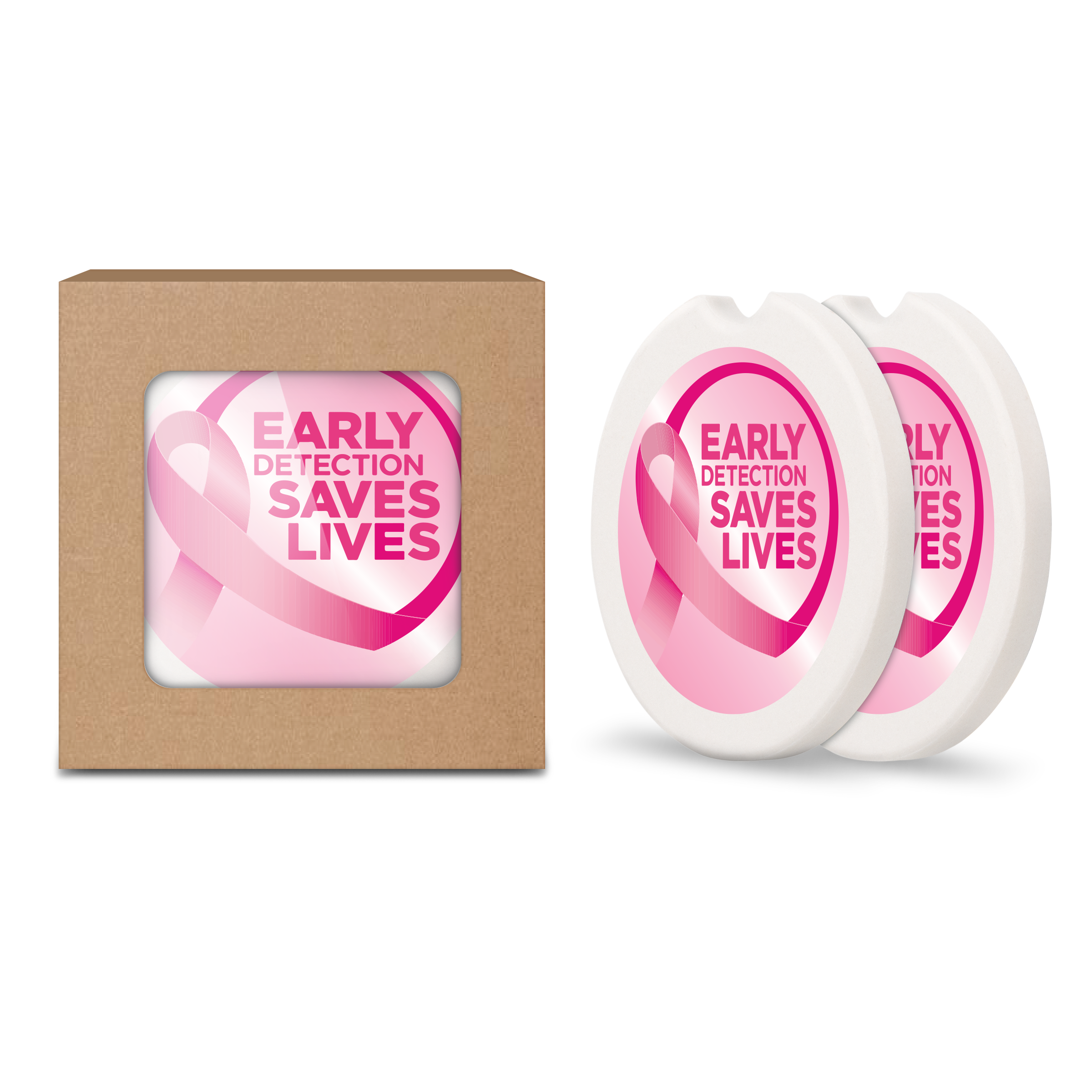 Absorbing Stone Car Coaster Set