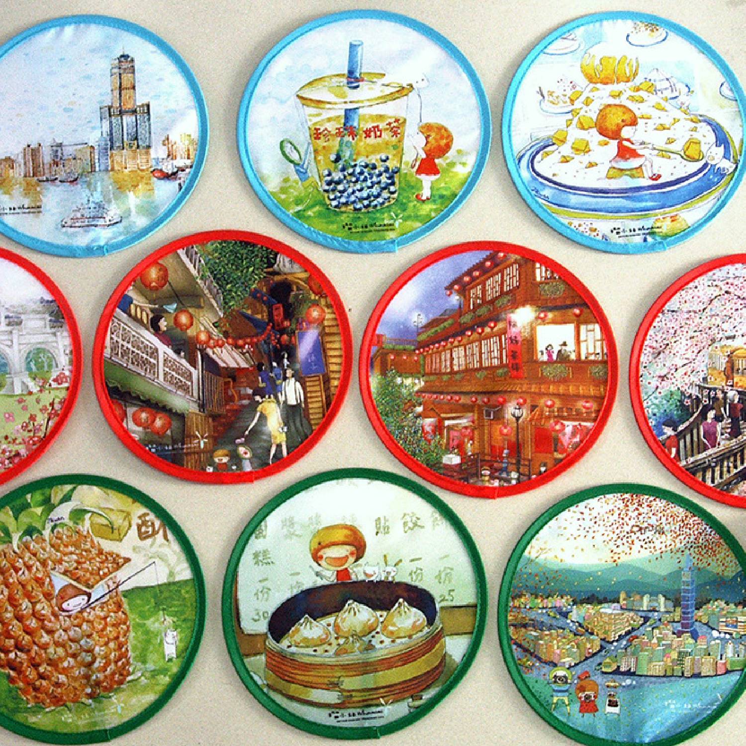 Customized Polyester Folding Flying Disc Fan Saucer 3