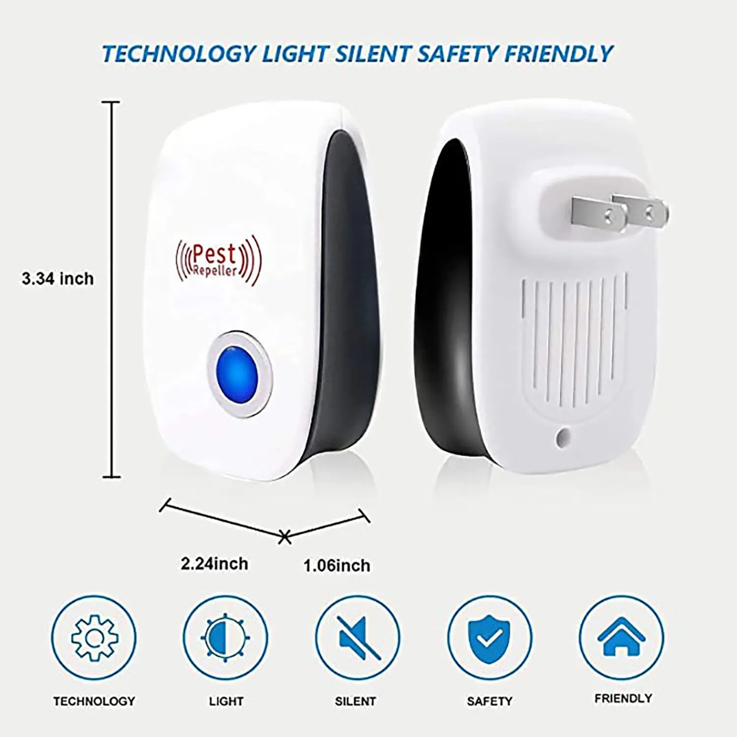 Ultrasonic Mosquito Repellent Pest Repeller 3