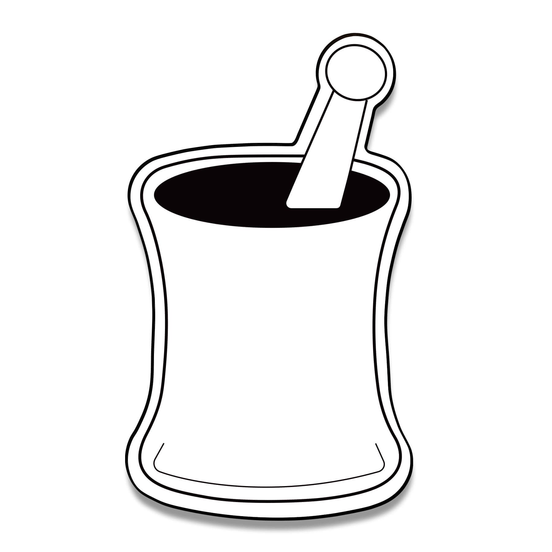 Mortar Shaped NoteKeeper™ Magnet 20 Mil 4