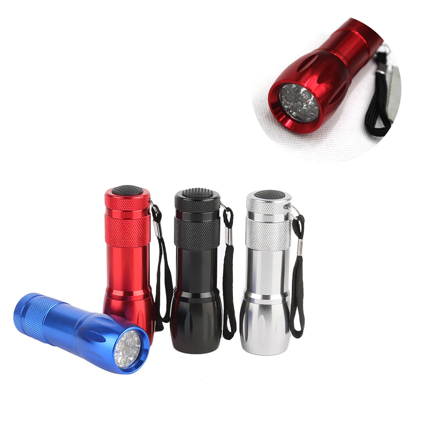 Aluminum Flashlight with Handle 5