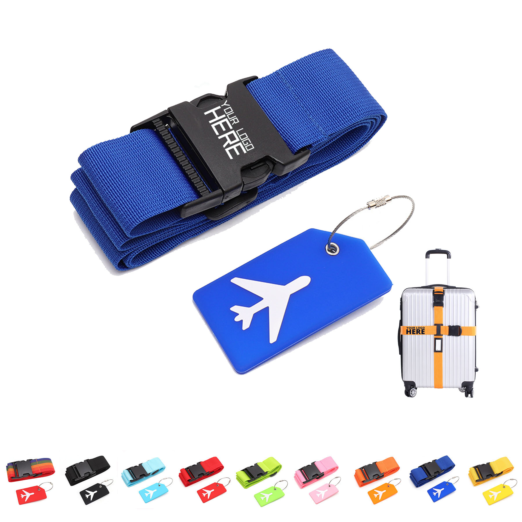 Luggage Strap With Tag 2