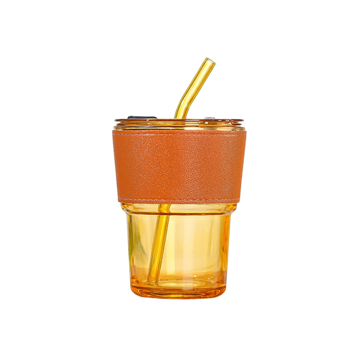 Straw Glass Cup 5