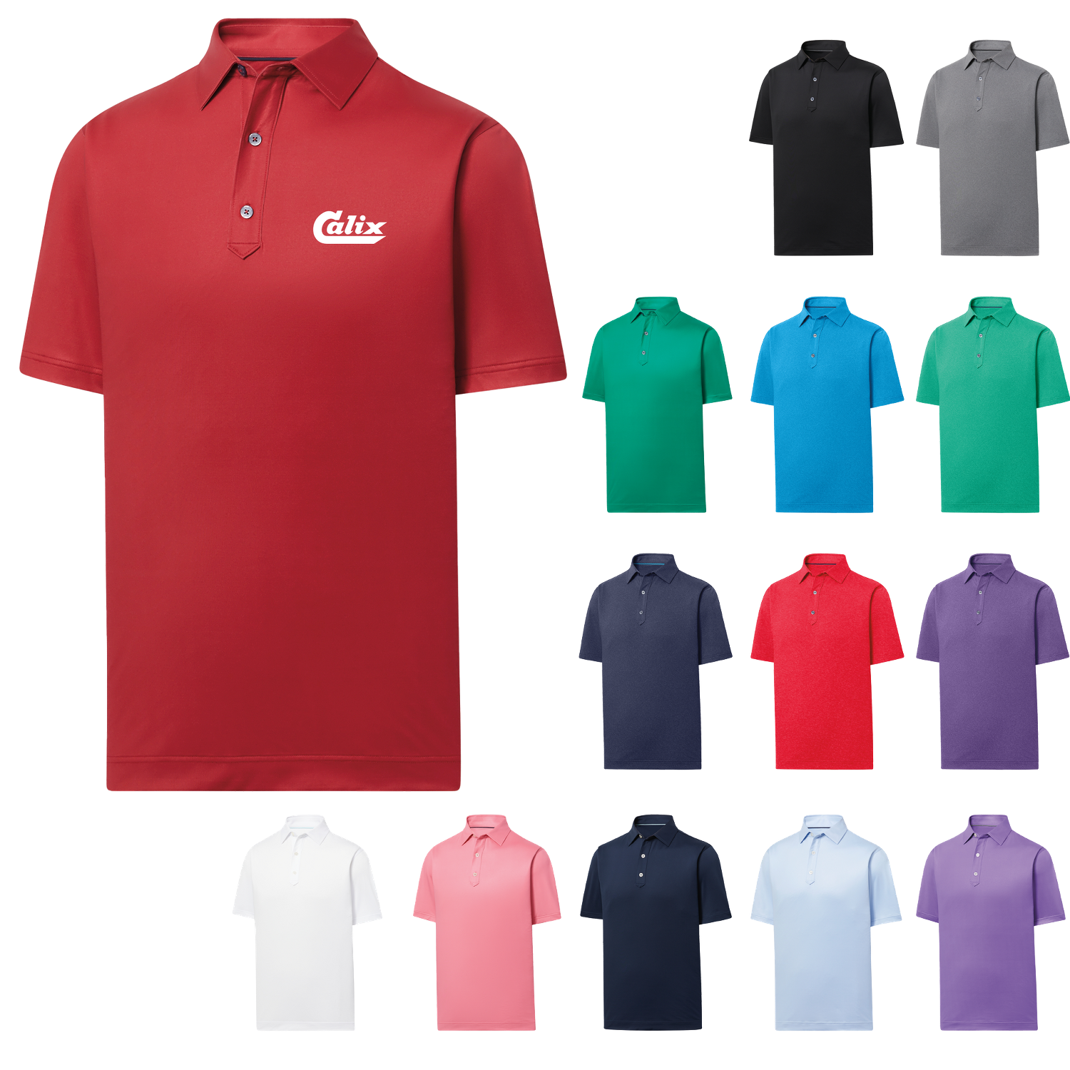 FootJoy Solid Lisle Set On Placket Polo 2