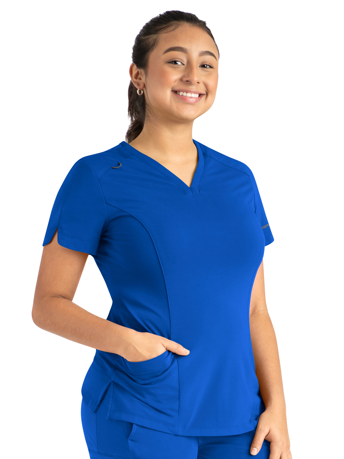 Maevn - Focus - Women's Two-Pocket Tulip-Neck Top 14