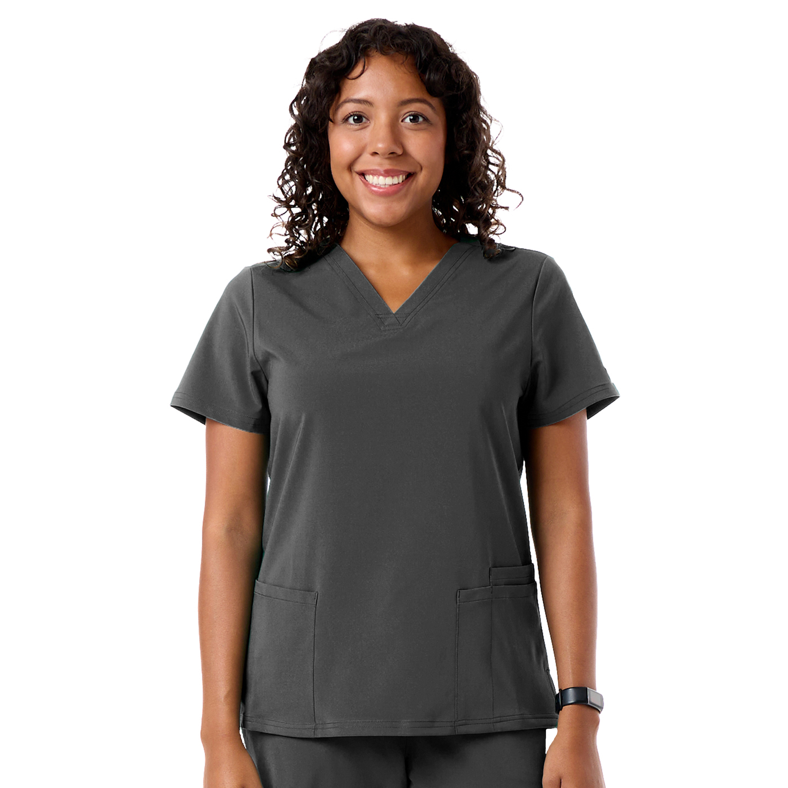 Women's UltraStretch Multi-Pocket Scrub Top 18