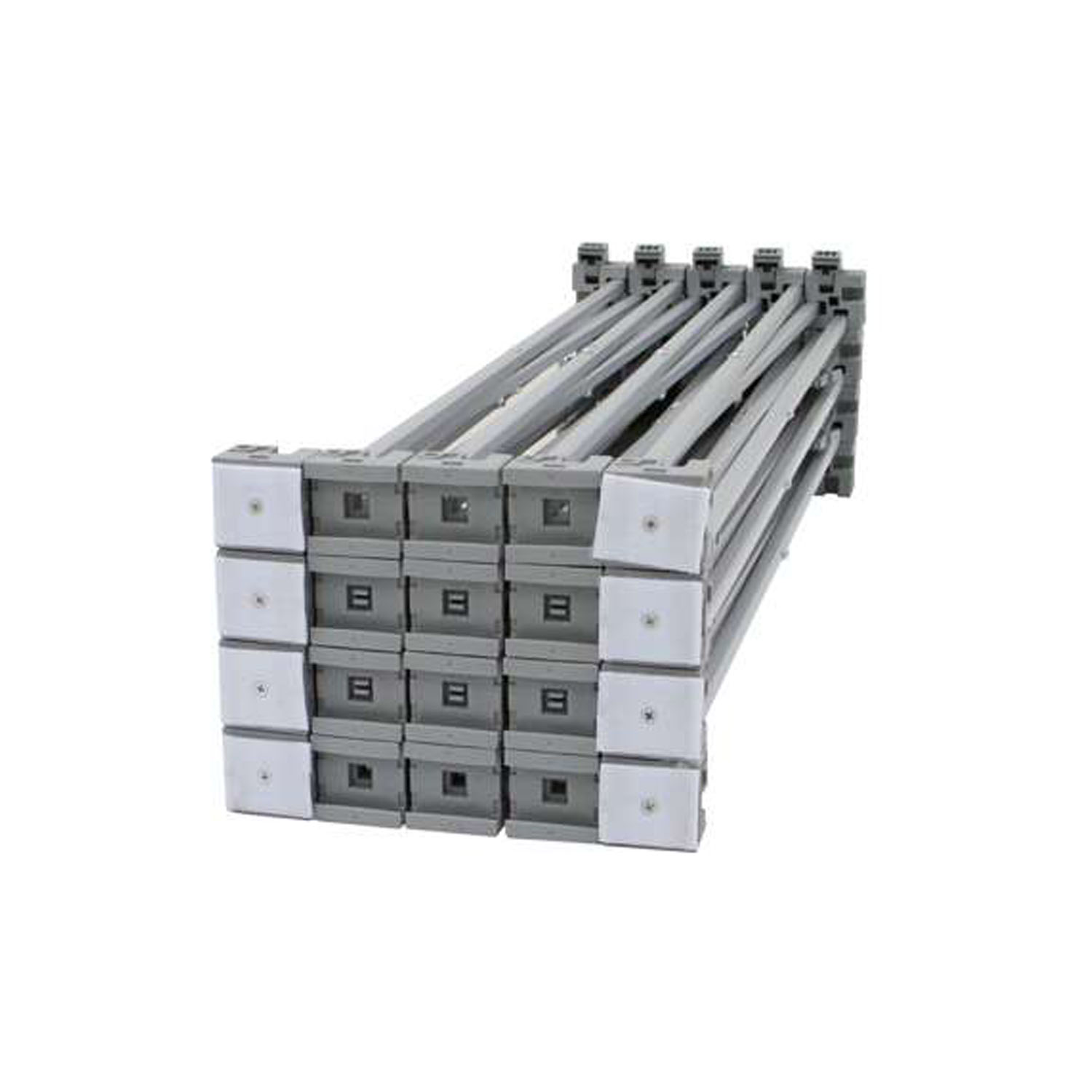 7.5' Wide Straight Wall Popup Display Hardware Only, Frame and Case. Graphics are not included. 5