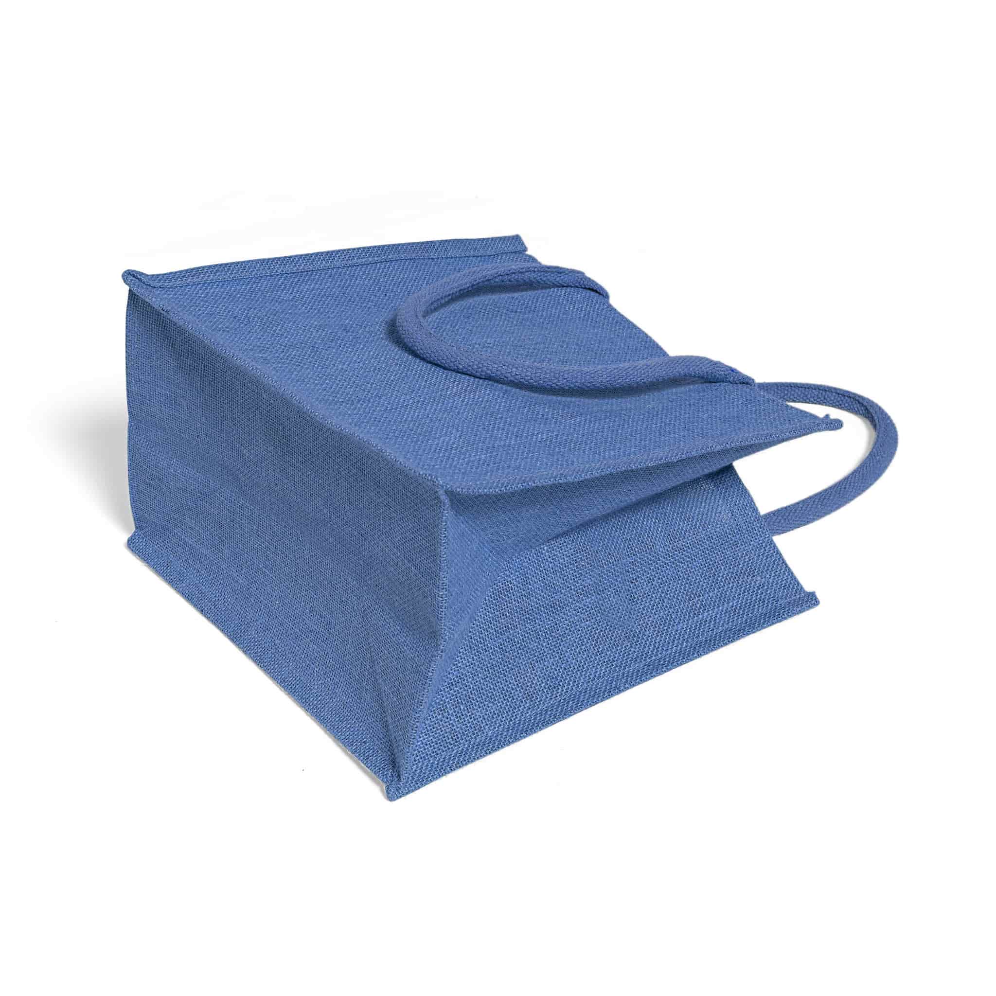Square Jute Tote Bag, custom tote bag with logo imprint 5