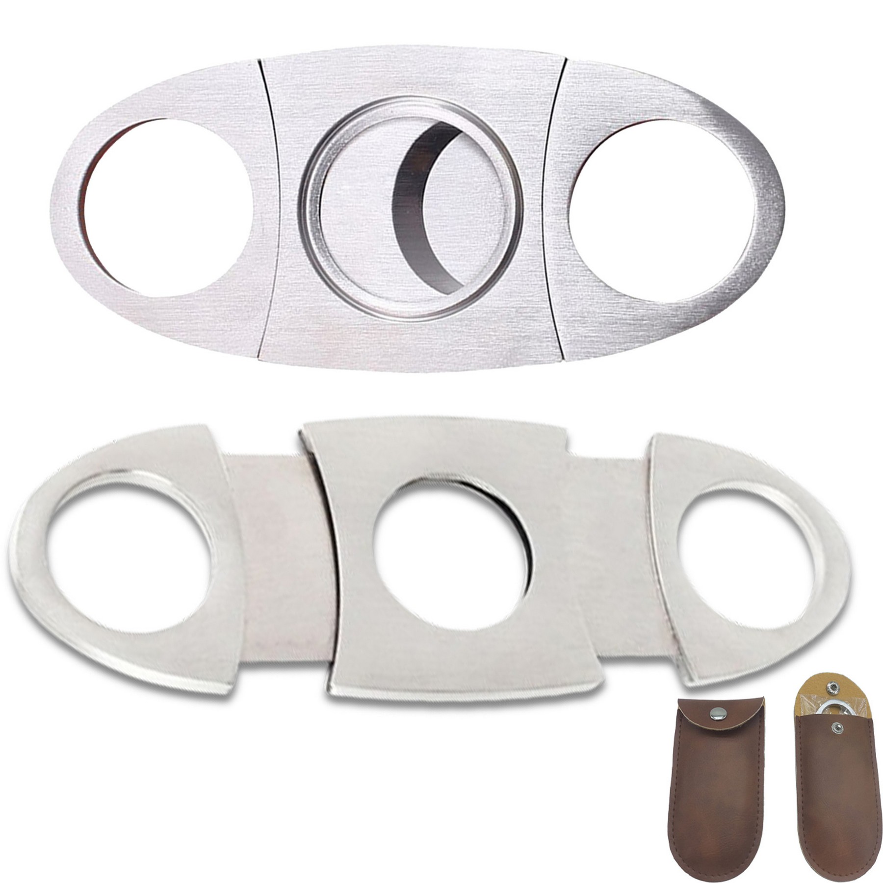 Cigar Cutter Stainless Steel Double Cut Blade 3