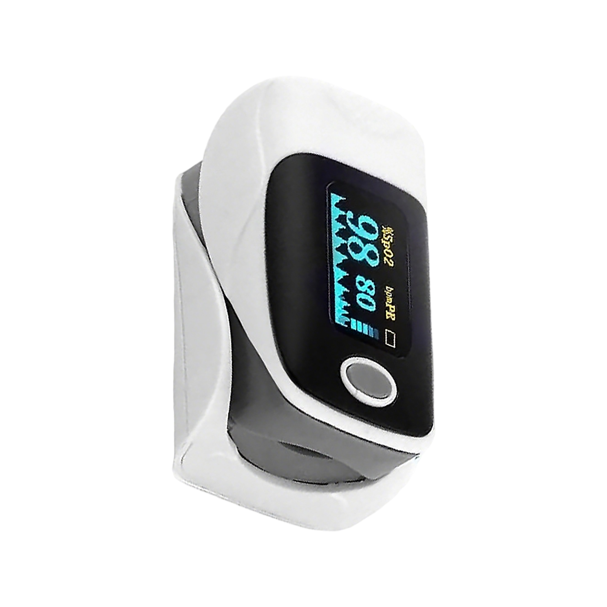 Finger Pulse Oxygen Monitor With Bar Graph 2.5" By 1.4" By 2.4" 1