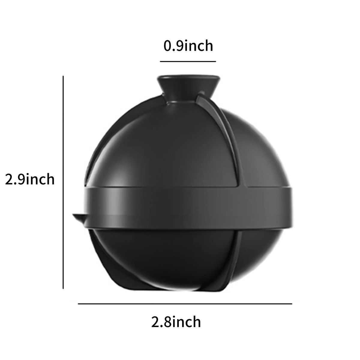 Silicone Golf Ball Ice Mold for Whiskey and Cocktails 3