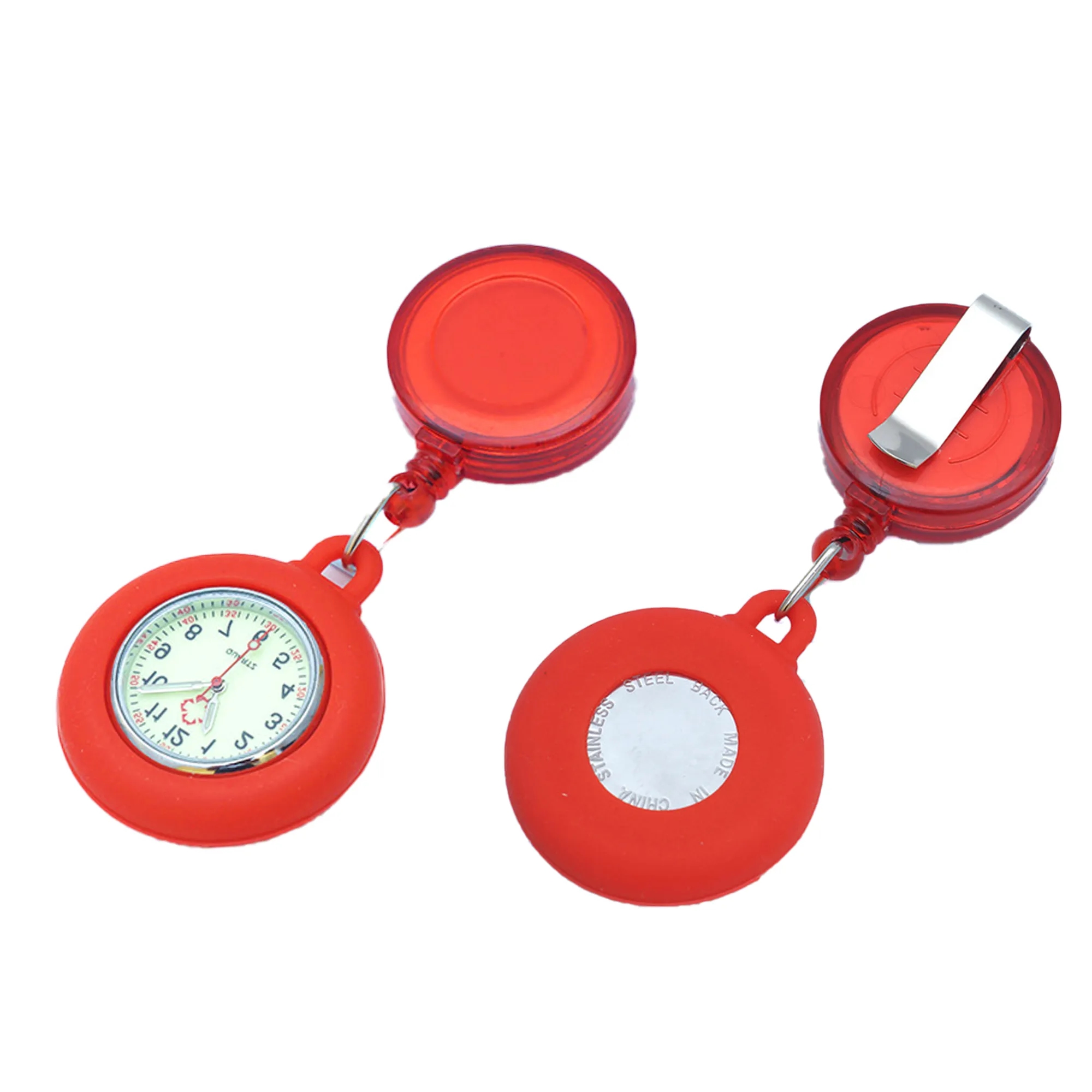 Clip on Hanging Lapel Nurse Luminous Watch 4