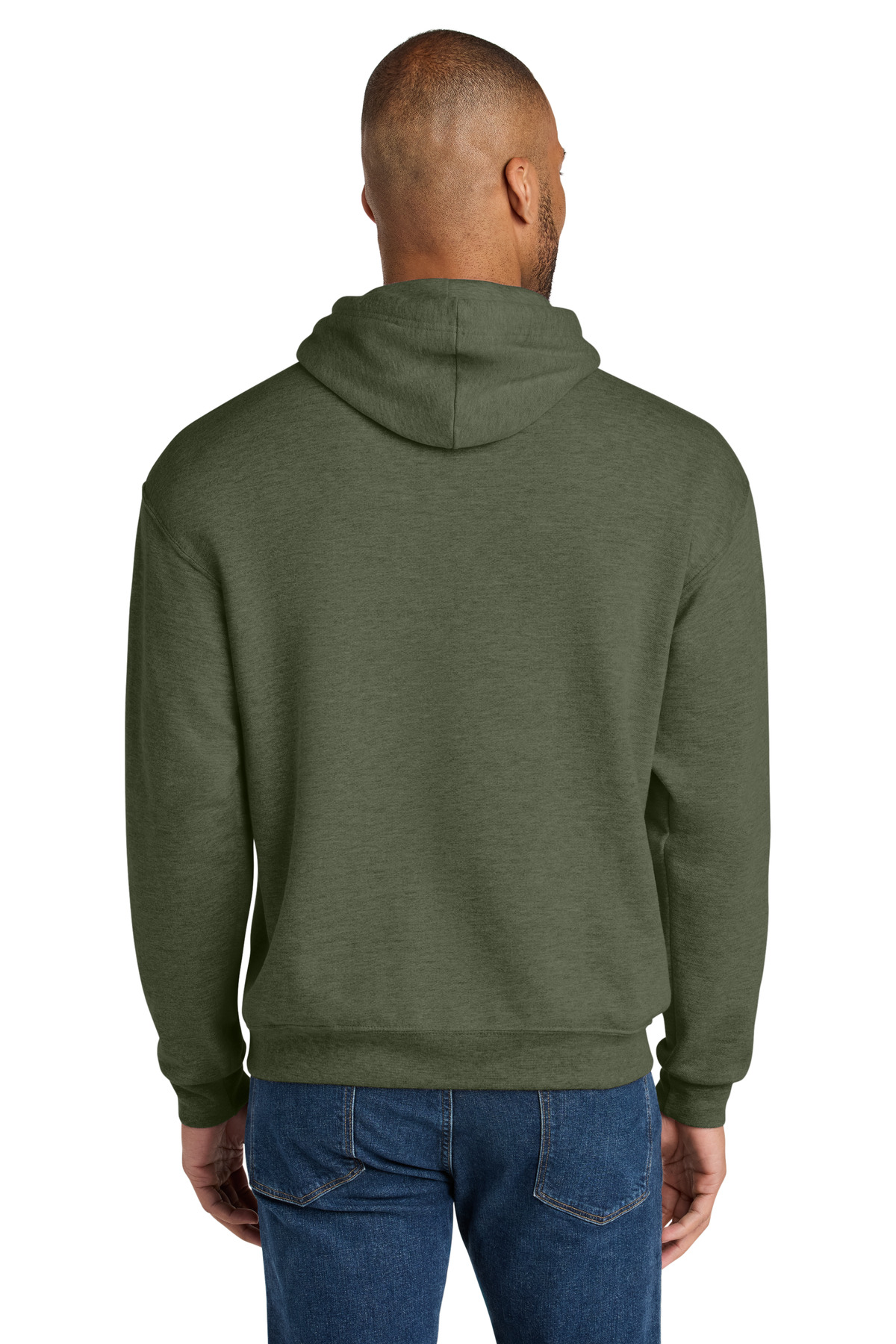Jerzees Ultimate Unisex CVC Ring Spun Hooded Sweatshirt IC49M 7
