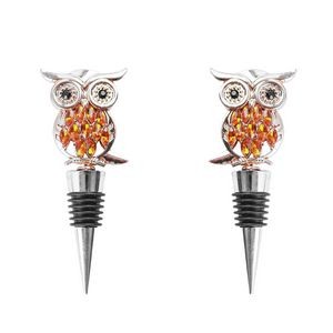 Elegant Owl Design Alloy Wine Stopper 5