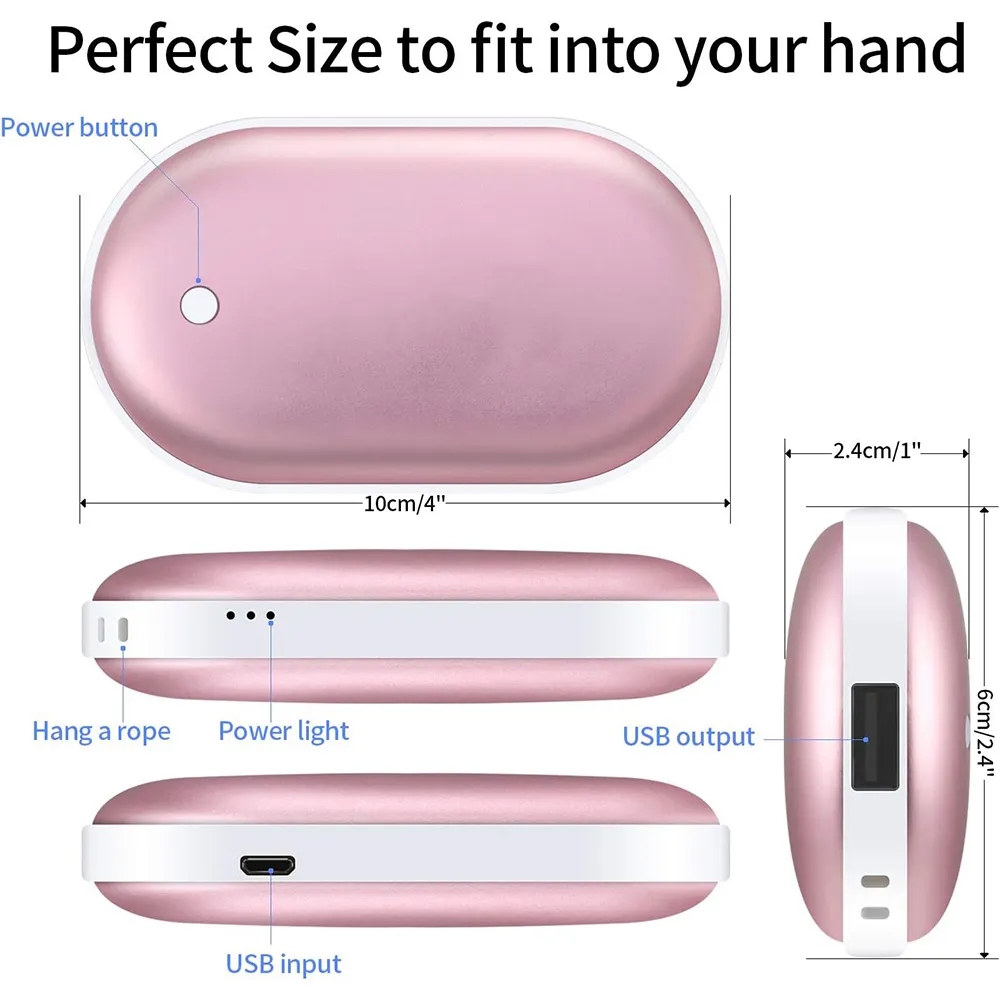 Rechargeable USB Hand Heater Battery Pocket Warmer Powerbank 1